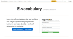 Desktop Screenshot of e-vocabulary.ch